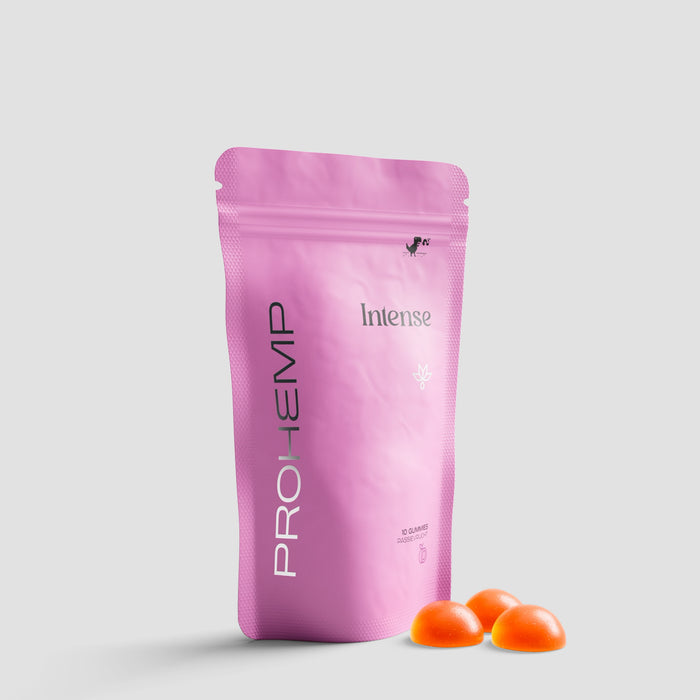 Prohemp Intense gummies voor vitaliteit en rust, natuurlijke supplementen met CBD