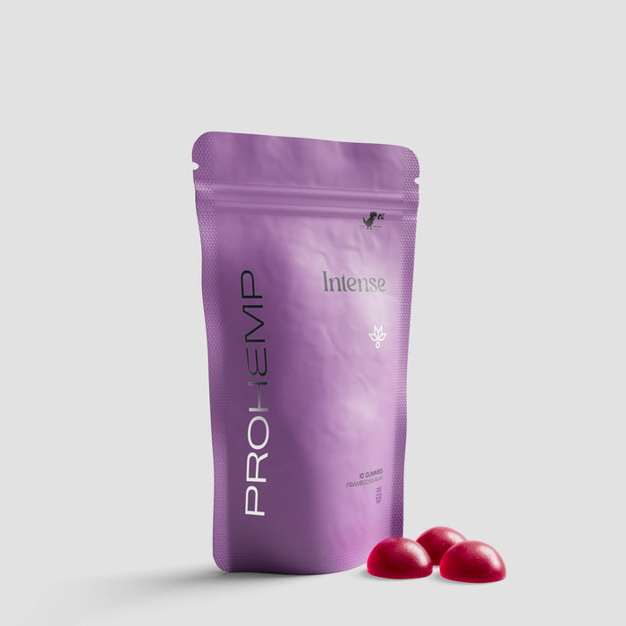 Prohemp Intense framboos gummies voor vitaliteit en rust