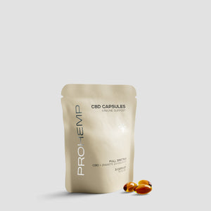 Prohemp CBD capsules met zwarte zaadolie voor immuunondersteuning, full spectrum, 3 capsules